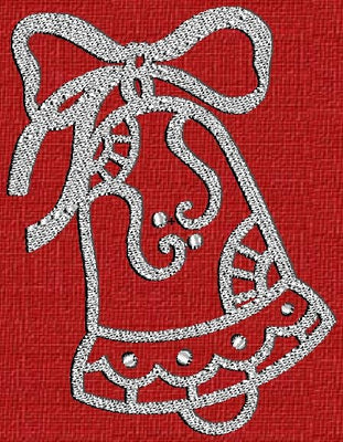 Christmas Bells Machine Embroidery Design Set of 10 - Embroidery Designs By AVI