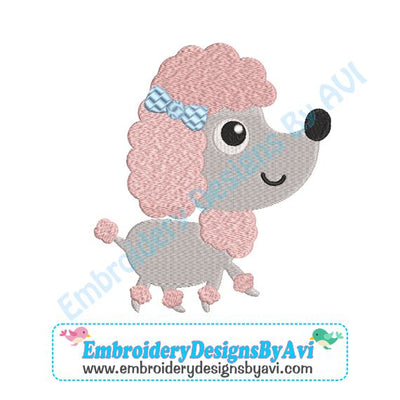 Poodle Embroidery Design Download