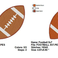 Football Machine Embroidery Design - Embroidery Designs By AVI