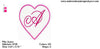 Valentines Lace Heart Machine Embroidery Alphabet Monogram Fonts Designs Set - Embroidery Designs By AVI