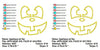Applique Jack O Lantern Pumpkin Happy Face Halloween Embroidery Design - Embroidery Designs By AVI