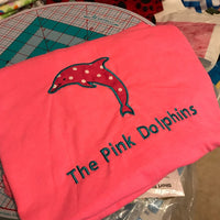 Applique Dolphin Fish Machine Embroidery Design