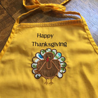 Thanksgiving Fall Turkey Applique II Machine Embroidery Design 1 Color