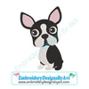 Boston Terrier Embroidery Design Download
