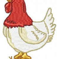 Chicken Rooster Farm Machine Embroidery Design Set of 10 - Embroidery Designs By AVI