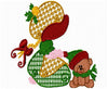Fancy Christmas Sunbonnet Sun Bonnet Sue Machine Embroidery Designs Set of 10 - Embroidery Designs By AVI