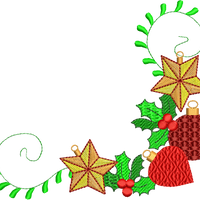 Christmas Decorations Machine Embroidery Designs Set of 10 - Embroidery Designs By AVI