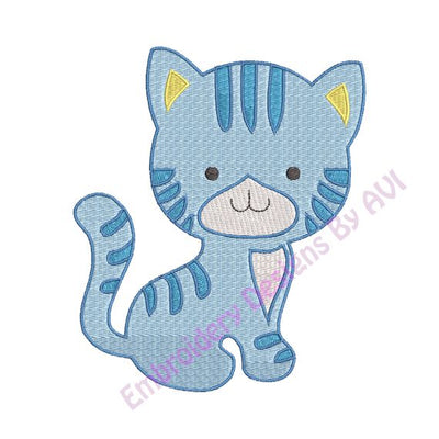 Cat Kitten Embroidery Design Download