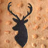 Deer Head Buck Antlers Silhouette Shadow Machine Embroidery Design
