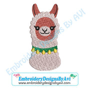 Llama Embroidery Design Download