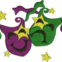 Mardi Gras Party Parade Festival Machine Embroidery Designs Set - Embroidery Designs By AVI