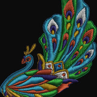 Jacobean Peacocks Birds Machine Embroidery Designs Set of 10 - Embroidery Designs By AVI
