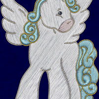 Pegasus Baby Pony Horse Machine Embroidery Designs Set of 10 - Embroidery Designs By AVI