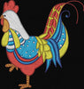 Fancy Curly Chicken Rooster Machine Embroidery Designs Set of 10 - Embroidery Designs By AVI