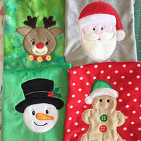 Applique Frosty Snowman Snow Man Christmas Machine Embroidery Designs 4x4 & 5x7 Instant Download Sale