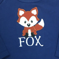 Fox Applique Machine Embroidery Designs 2 Sizes Included - Embroidery Designs By AVI