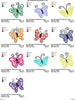 Applique Butterfly Butterflies Machine Embroidery Design  Set of 10 - Embroidery Designs By AVI