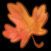 Fall Autumn Leaves Applique Machine Embroidery Designs Set - Embroidery Designs By AVI