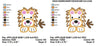 Zoo Baby Lion Applique Machine Embroidery Design - Embroidery Designs By AVI