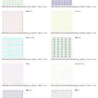 Stipple Quilt Block Backgrounds Machine Embroidery Designs Set of 20 - Embroidery Designs By AVI