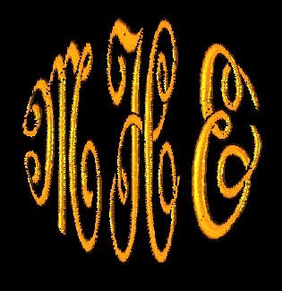 Circle Script 3 Letter Machine Embroidery Monogram Fonts Designs Instant Download Sale - Embroidery Designs By AVI