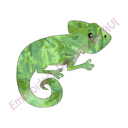 Chameleon Lizard Raggy Applique Outline Silhouette Machine Embroidery Designs 4x4 & 5x7 Instant Download Sale