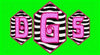 Zebra Stripes Monogram Machine Embroidery Fonts Design Set - Embroidery Designs By AVI