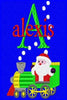 Christmas Santa Train Machine Embroidery Monogram Fonts Design Set - Embroidery Designs By AVI