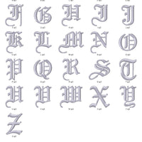 Wedding Machine Embroidery Monogram Alphabet Font Designs Set - Embroidery Designs By AVI