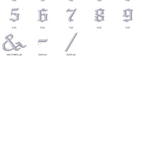 Wedding Machine Embroidery Monogram Alphabet Font Designs Set - Embroidery Designs By AVI