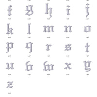 Wedding Machine Embroidery Monogram Alphabet Font Designs Set - Embroidery Designs By AVI