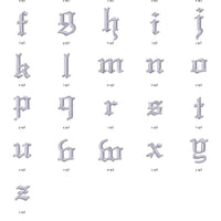 Wedding Machine Embroidery Monogram Alphabet Font Designs Set - Embroidery Designs By AVI