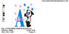 Panda Bear and Stars Machine Embroidery Monogram Fonts Designs Set - Embroidery Designs By AVI