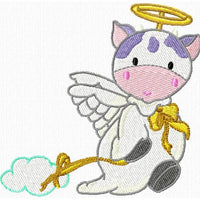Farm Animal Angels Machine Embroidery Designs Set of 10 - Embroidery Designs By AVI
