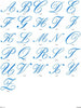 Fancy Script 2 Machine Embroidery Monogram Fonts Designs Set 3 Sizes - Embroidery Designs By AVI