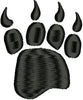 Bear Claw Paw Print Machine Embroidery Design - Embroidery Designs By AVI