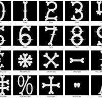 Bones Halloween Machine Embroidery Alphabet Monogram Fonts Design Set - Embroidery Designs By AVI