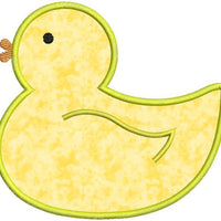 Rubber Duck Duckie Applique Machine Embroidery Design - Embroidery Designs By AVI