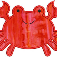 Cute Crab Applique Machine Embroidery Design - Embroidery Designs By AVI