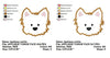 Yorkie Puppy Dog Face Applique Machine Embroidery Design - Embroidery Designs By AVI