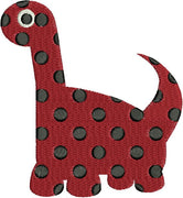 Dinosaur with Polka Dots polkadots Machine Embroidery Designs 4x4 & 5x7 Instant Download Sale - Embroidery Designs By AVI