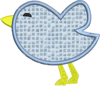 Baby Bird Applique Machine Embroidery Design - Embroidery Designs By AVI