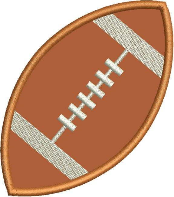 Football Applique Machine Embroidery Design - Embroidery Designs By AVI