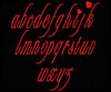 Valentines Hearts Machine Embroidery Alphabet Monogram Fonts Designs Set - Embroidery Designs By AVI