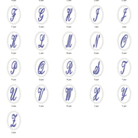 Lacey Oval Monogram Fonts Machine Embroidery Designs Set - Embroidery Designs By AVI