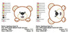 Cute Baby Bear Face Applique Machine Embroidery Design - Embroidery Designs By AVI
