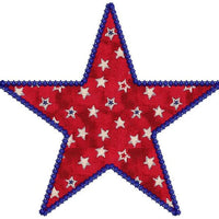 Star Applique Machine Embroidery Design - Embroidery Designs By AVI
