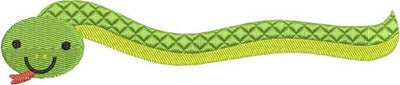 Cute Snake Machine Embroidery Design - Embroidery Designs By AVI