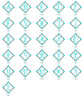 Diamond Polka Dot Script 1 One Single Letter Machine Embroidery Monogram Fonts Set - Embroidery Designs By AVI