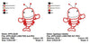 Applique Lobster Machine Embroidery Design - Embroidery Designs By AVI